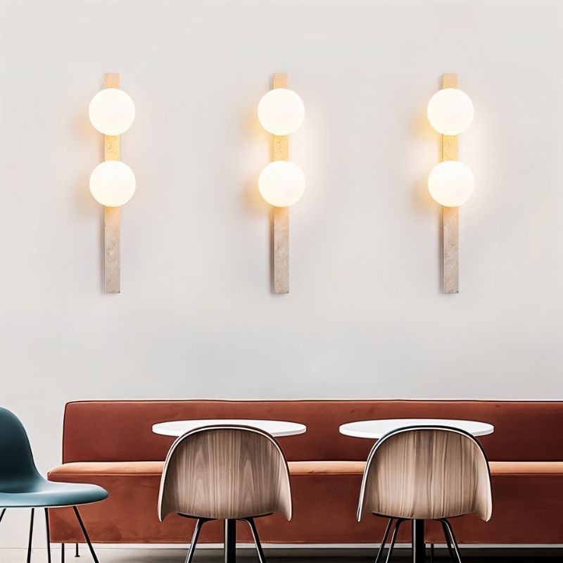 Fyris Travertine Wall Lamp