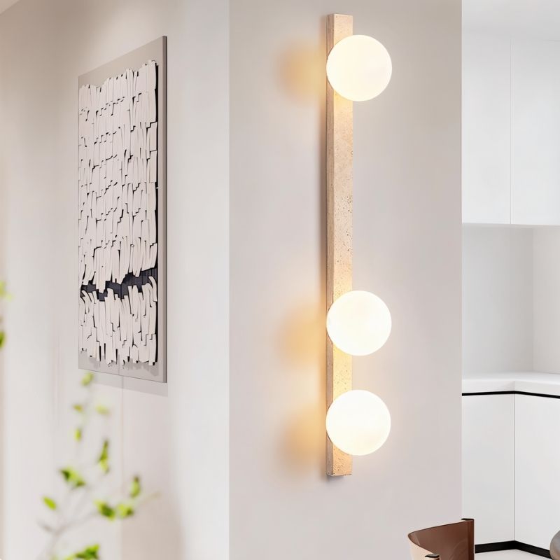 Fyris Travertine Wall Lamp