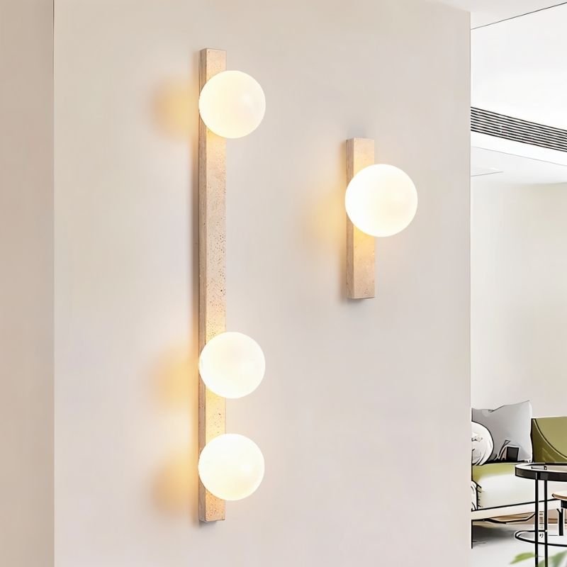Fyris Travertine Wall Lamp