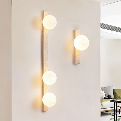 Fyris Travertine Wall Lamp