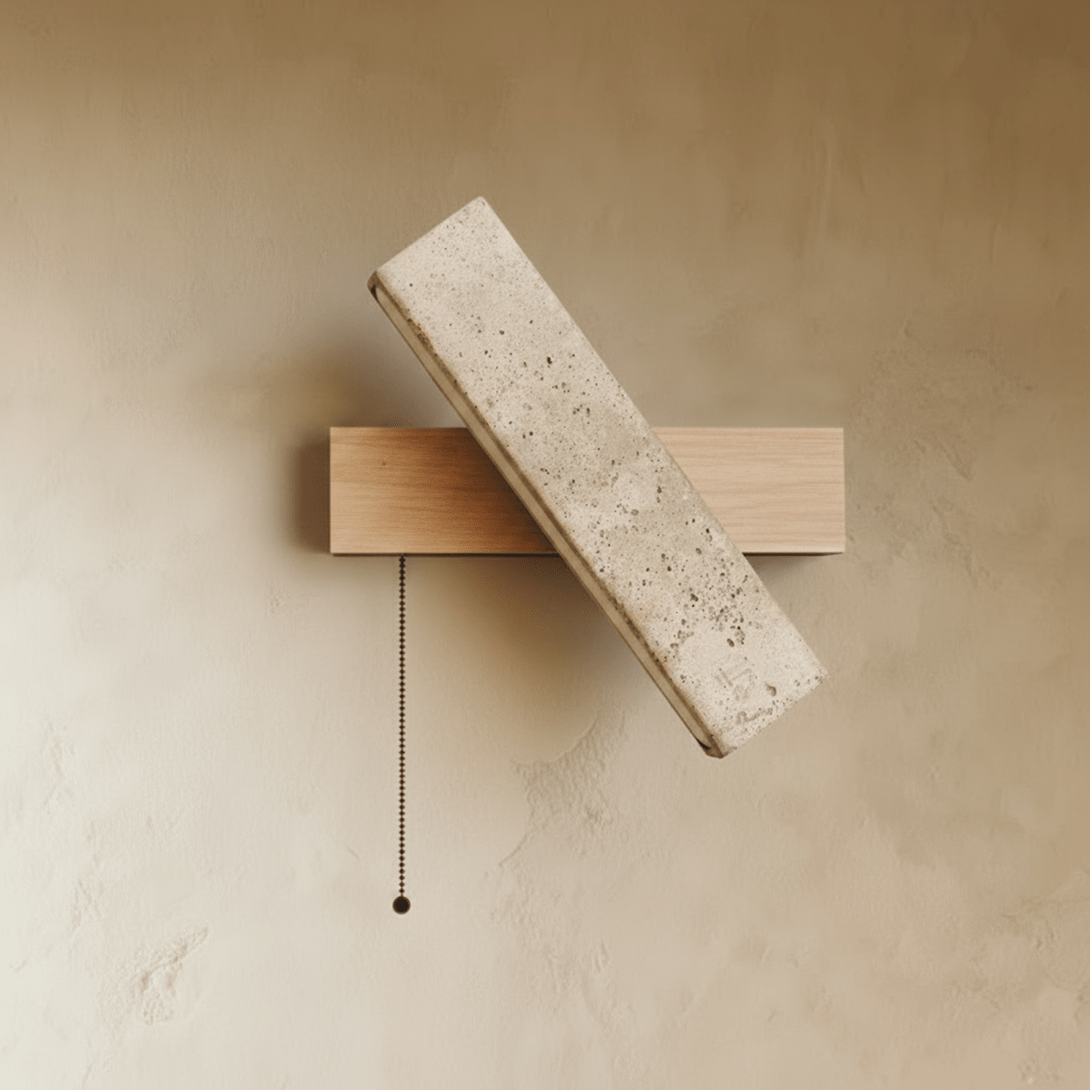 Glimra Travertine Wall Lamp