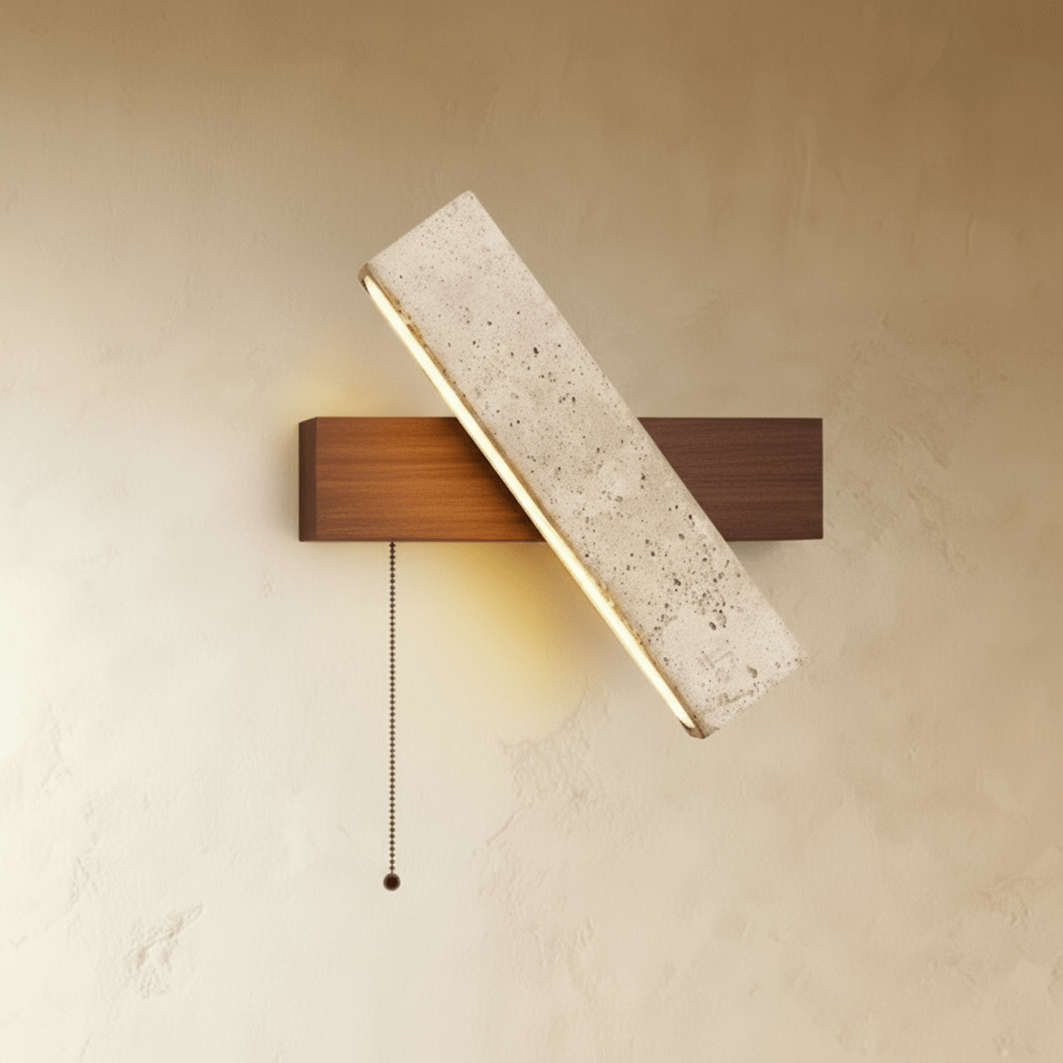 Glimra Travertine Wall Lamp