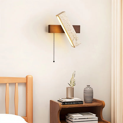 Glimra Travertine Wall Lamp