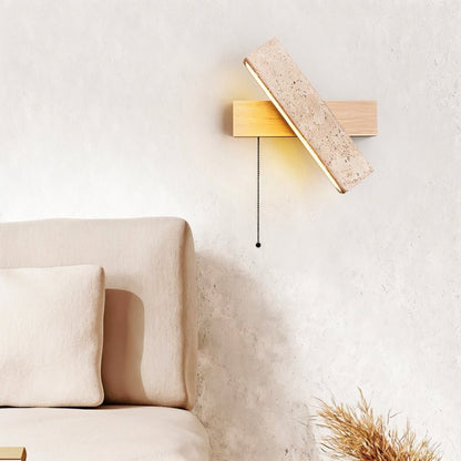 Glimra Travertine Wall Lamp
