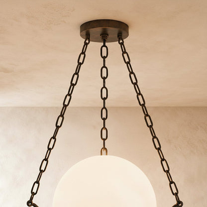 Globus Alabaster Pendant Light