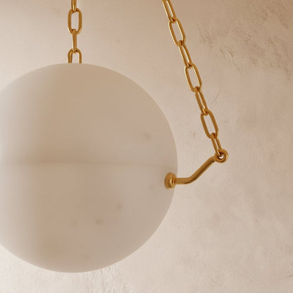 Globus Alabaster Pendant Light