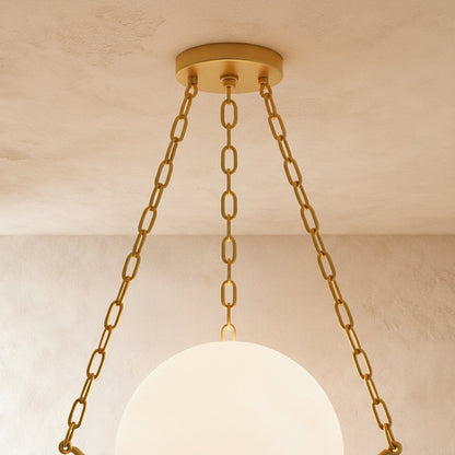 Globus Alabaster Pendant Light
