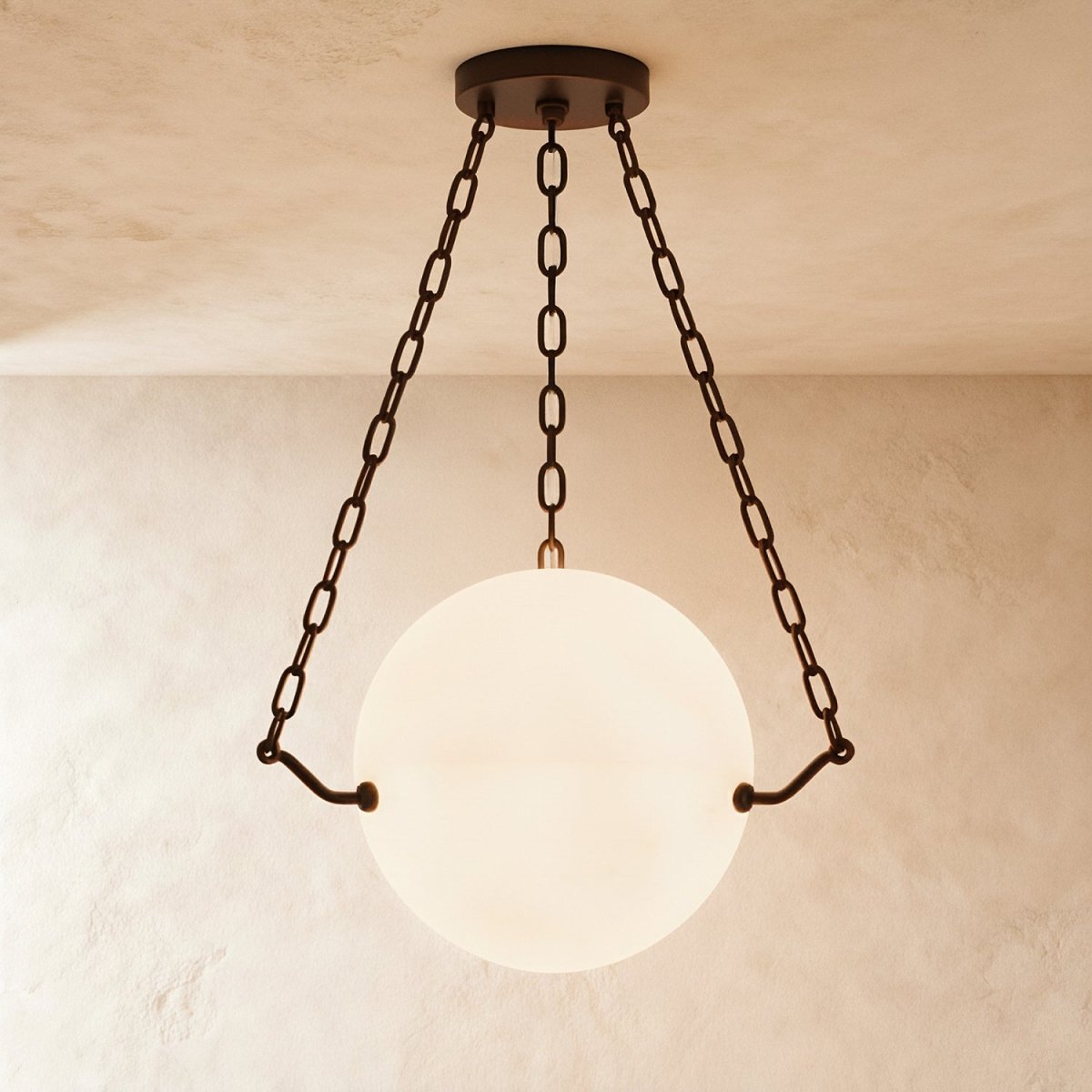 Globus Alabaster Pendant Light