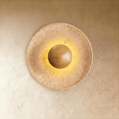 Glova Travertine Wall Lamp