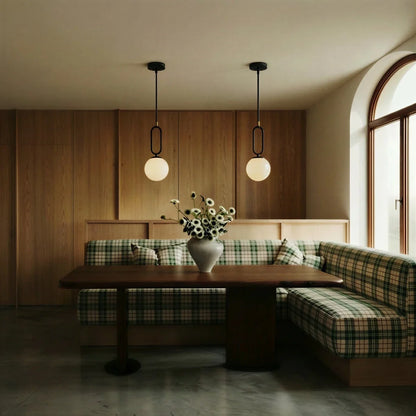 Gong Alabaster Pendant Light