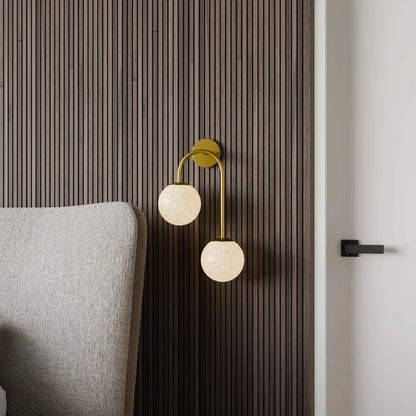 Hulel Alabaster Wall Sconce