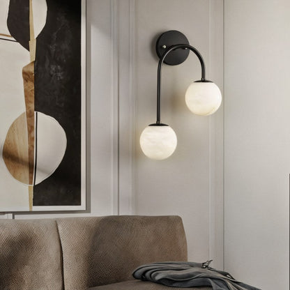 Hulel Alabaster Wall Sconce