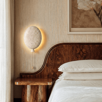 Krone Travertine Wall Lamp