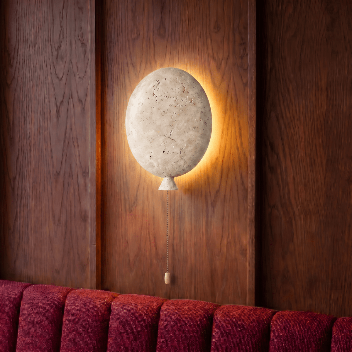 Krone Travertine Wall Lamp