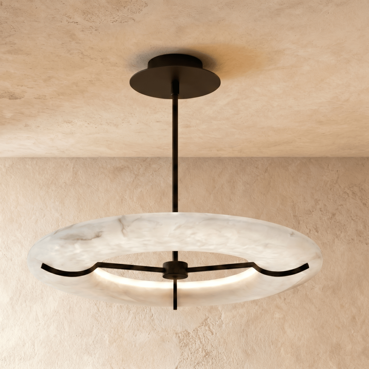 Kuklos Alabaster Chandelier Light