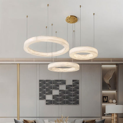 Kyklos Alabaster Chandelier