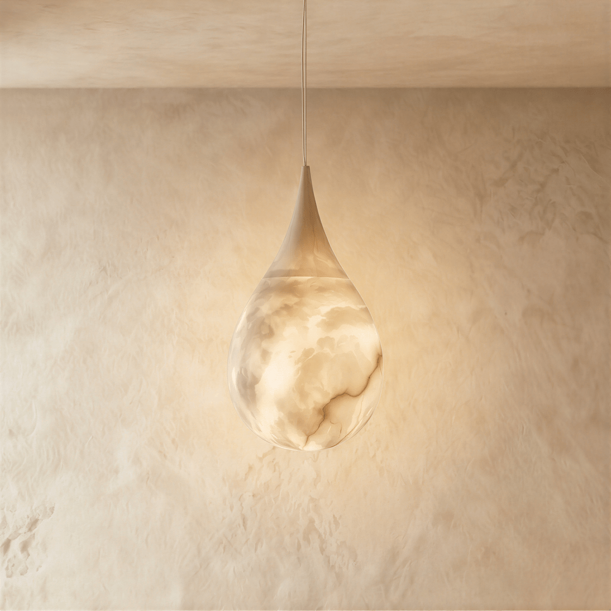 Lacrima Alabaster Pendant Light