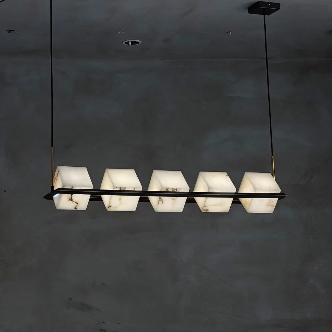 Lifang Alabaster Chandelier - Open Box