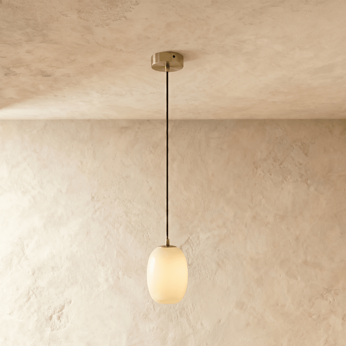 Lithos Alabaster Pendant Light
