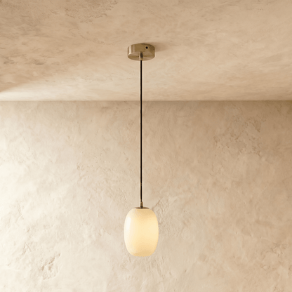 Lithos Alabaster Pendant Light