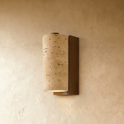 Lurma Travertine Wall Lamp