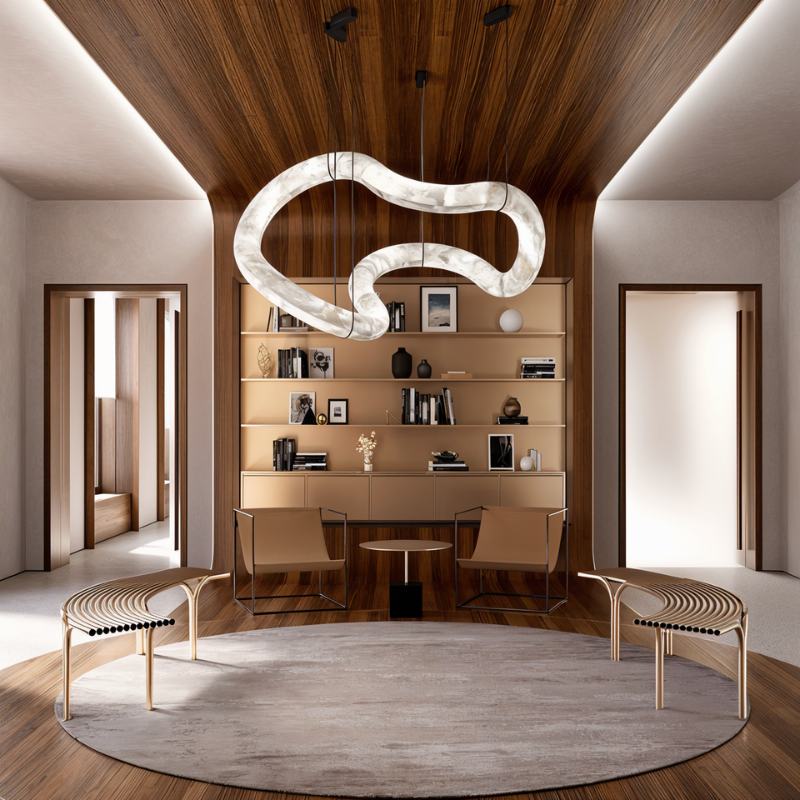 Maat Alabaster Chandelier