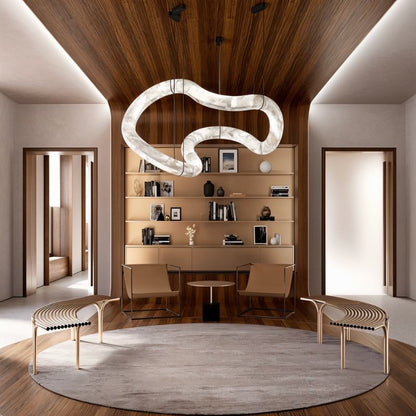 Maat Alabaster Chandelier