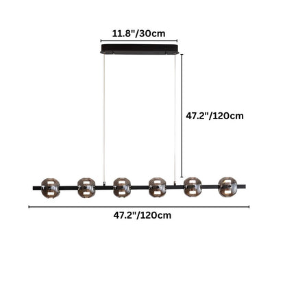 Malay Linear Chandelier