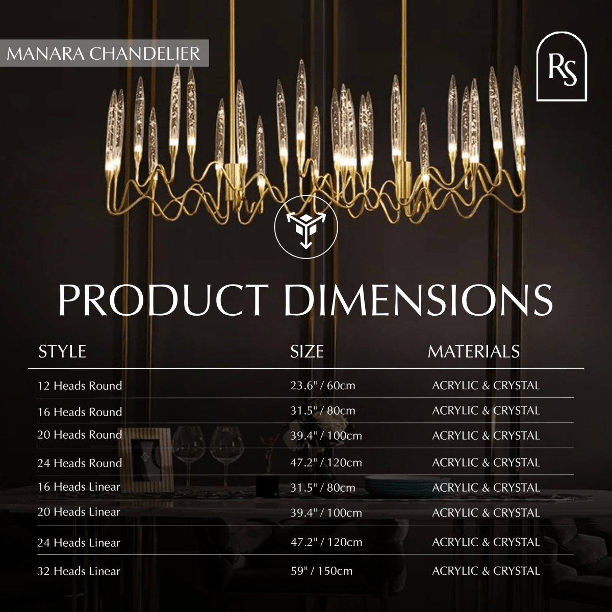 Manara Chandelier