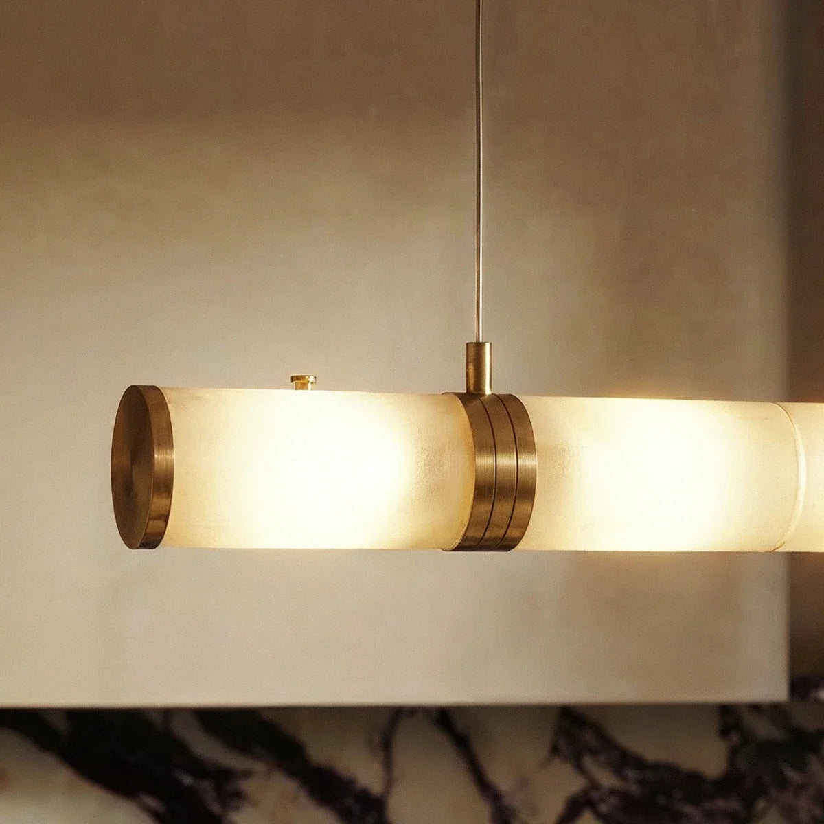 Miglan Alabaster Chandelier Light