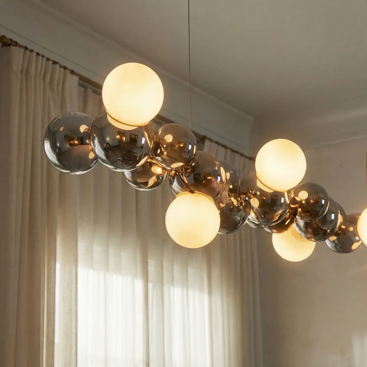 Molecules Chandelier
