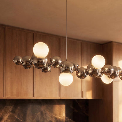 Molecules Chandelier