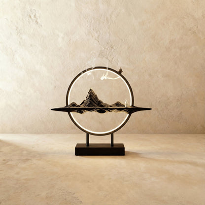 Moonlit Incense Burner Table Lamp