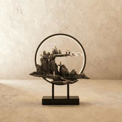 Moonlit Incense Burner Table Lamp