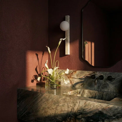 Olorva Travertine Wall Lamp
