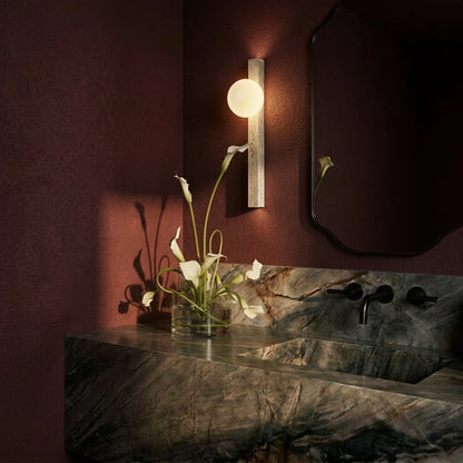 Olorva Travertine Wall Lamp