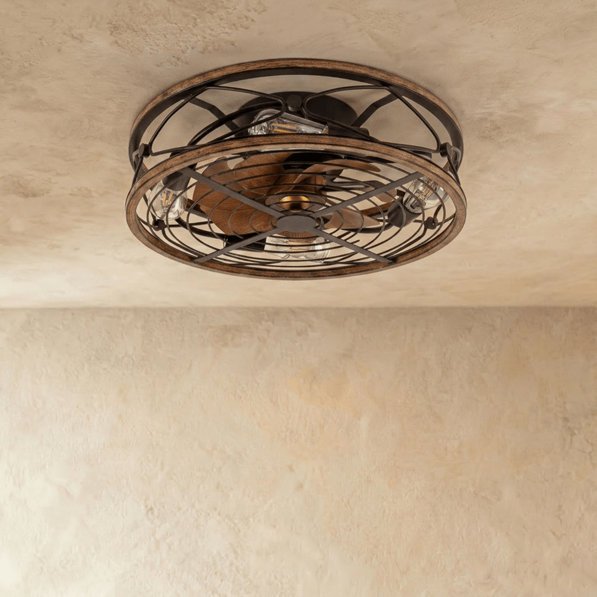 Oran Ceiling Light & Invisible Fan