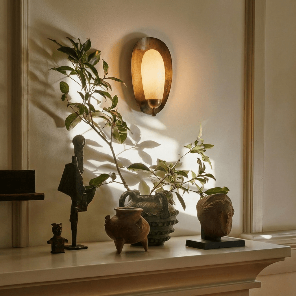 Orvane Alabaster Wall Lamp