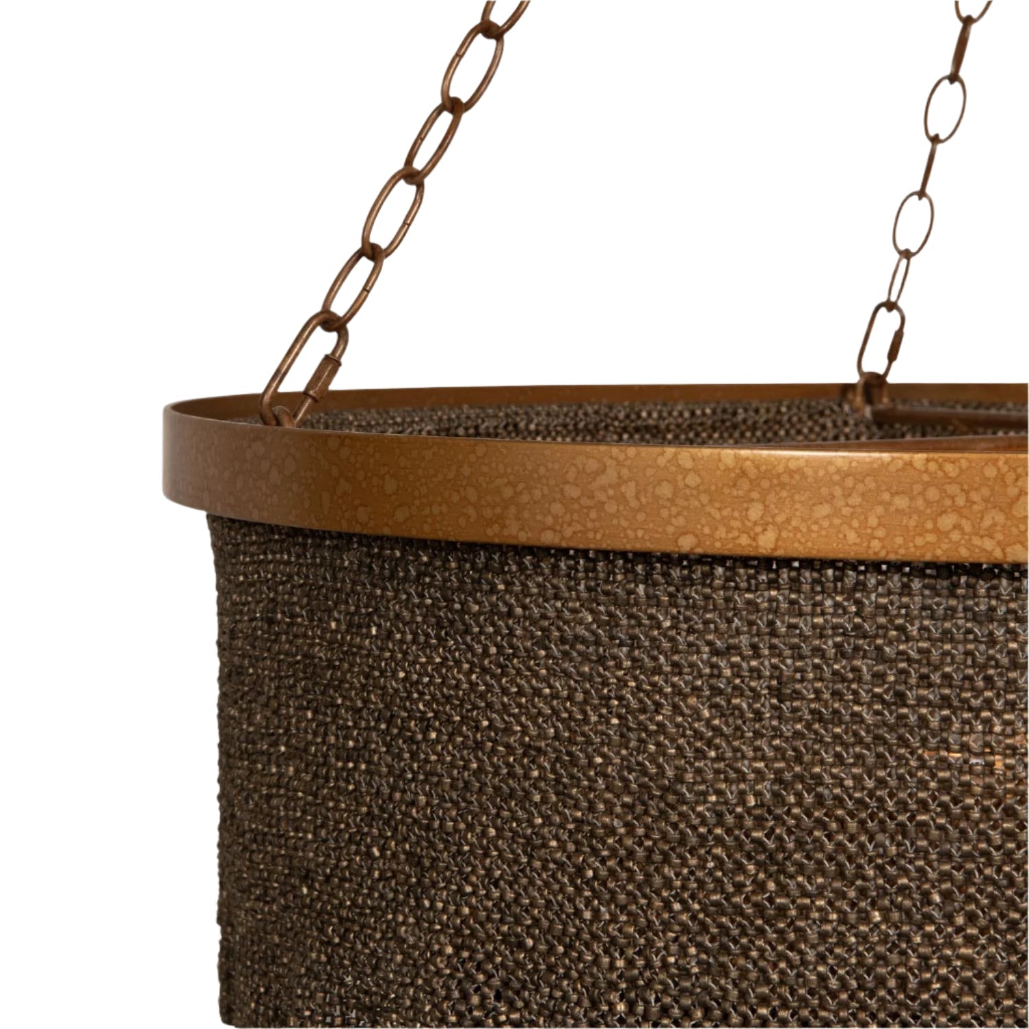 Oval Gold or Silver Chandelier / Black / Gold