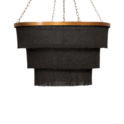 Oval Gold or Silver Chandelier