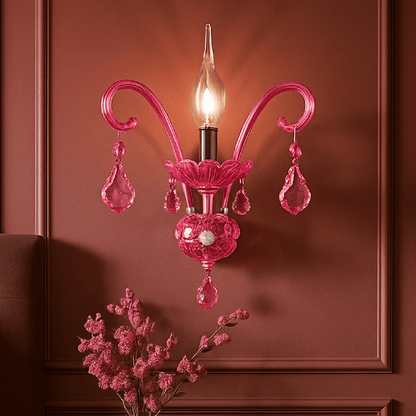 Pink Brigitte Wall Lamp