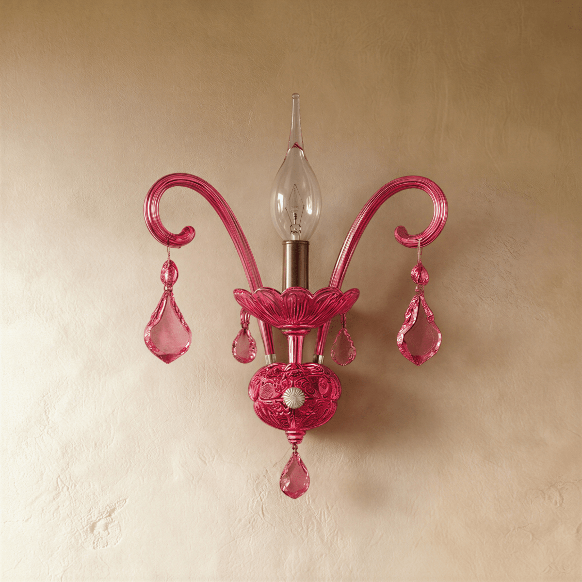 Pink Brigitte Wall Lamp