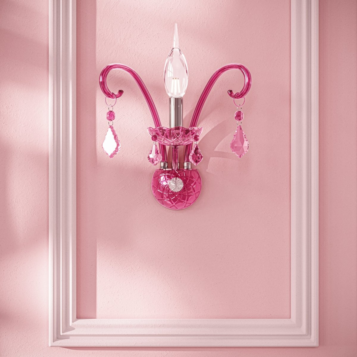 Pink Brigitte Wall Lamp