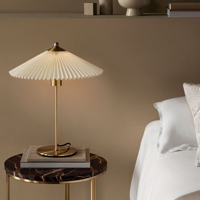 Plisse Table Lamp