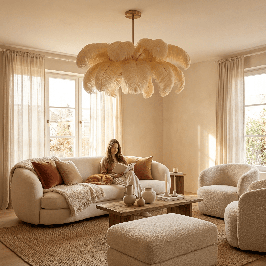 Plume Chandelier