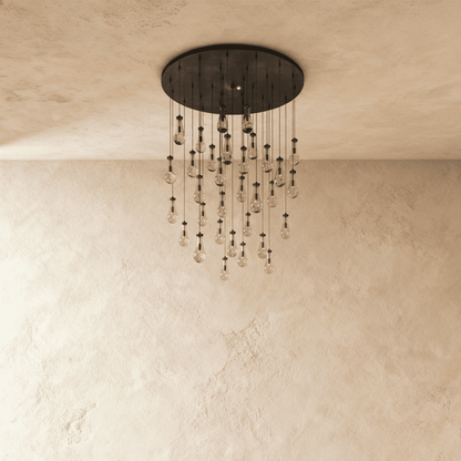 Pulcher Glass Tears Chandelier
