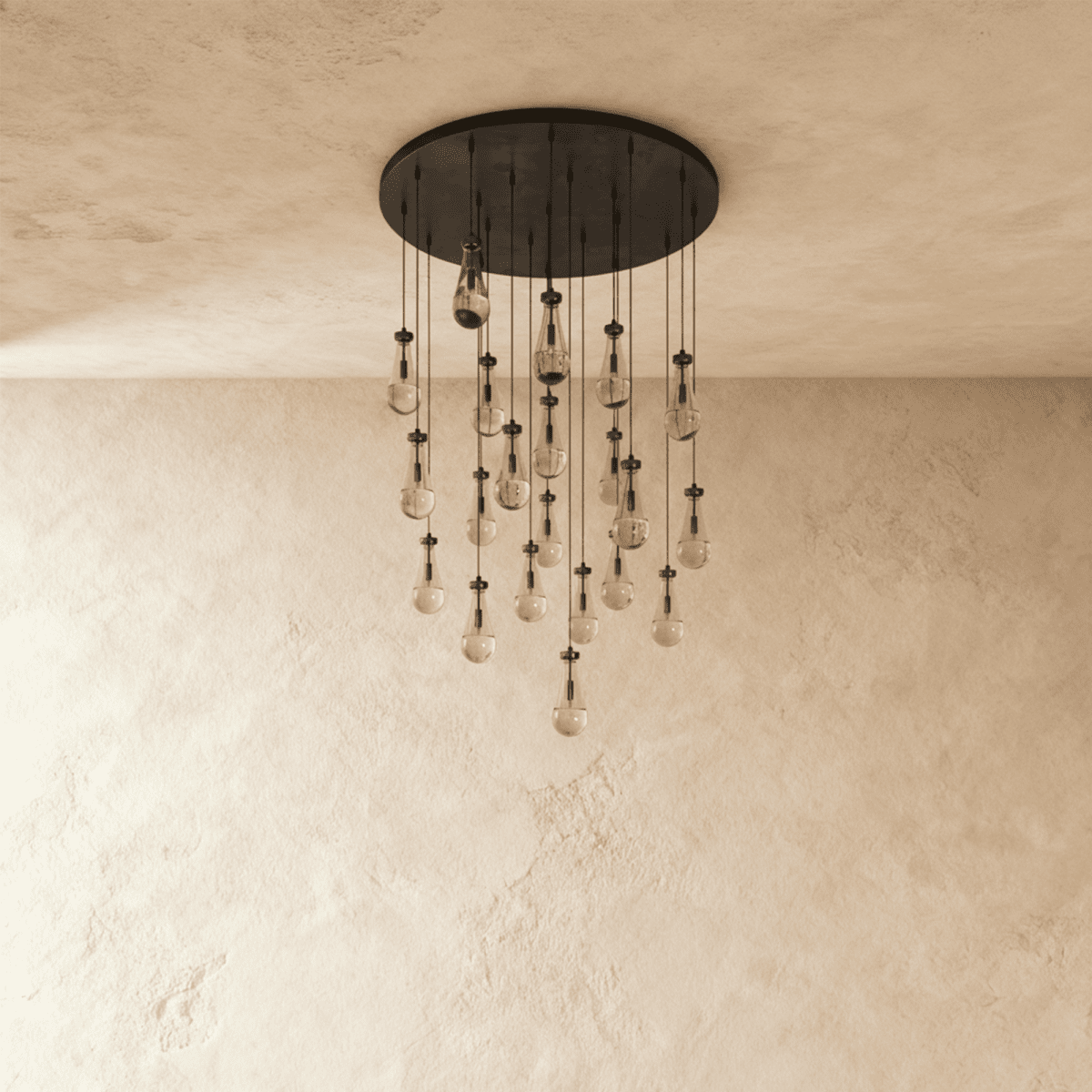 Pulcher Glass Tears Chandelier