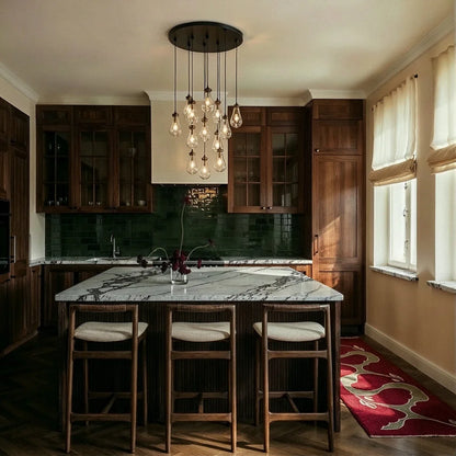 Pulcher Glass Tears Chandelier