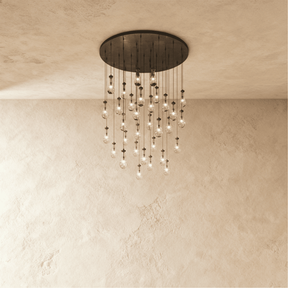 Pulcher Glass Tears Chandelier