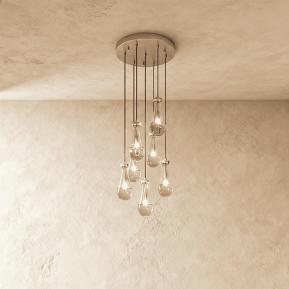 Pulcher Glass Tears Chandelier